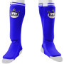 Raja Boxing Shin Guards Elastic Cotton Competition Shin Pads Blue Free Shipping