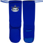 Raja Boxing Shin Guards Elastic Cotton Competition Shin Pads Blue Free Shipping