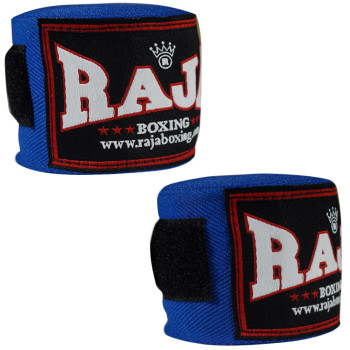 Raja Boxing Hand Wraps Muay Thai Boxing Elastic Cotton Blue Free Shipping