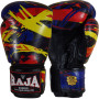 Raja Boxing Muay Thai Gloves "Paint" Black