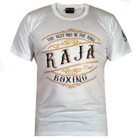 Raja Boxing Muay Thai T-Shirt "Vintage" White Free Shipping