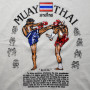 Muay Thai Jersey Tank Top Cotton Oversized White Free Shipping