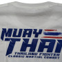 Muay Thai T-Shirt "Fighter" White Free Shipping