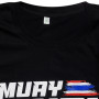 Muay Thai T-Shirt "Fighter" Black Free Shipping