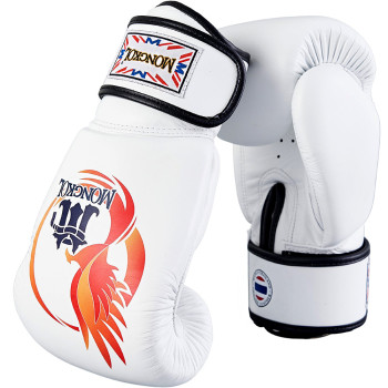 Mongkol "Phoenix" Universal Muay Thai Boxing Gloves White