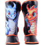 Kids Children Raja Boxing Shin Guards "Cartoon Dragon" Muay Thai