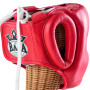 Raja Boxing Head Guard Headgear Muay Thai Boxing Red