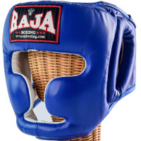 Raja Boxing Head Guard Headgear Muay Thai Boxing Blue