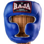 Raja Boxing Head Guard Headgear Muay Thai Boxing Blue