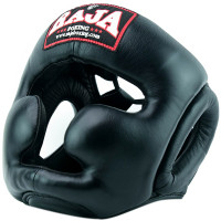 Raja Boxing Head Guard Headgear Muay Thai Boxing Black