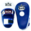 Raja Boxing RPM-7B Focus Mitts Muay Thai Closed Fingers Blue-White