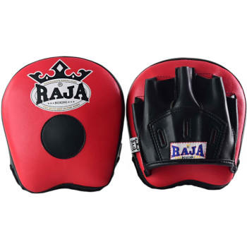 Raja Boxing RPM-3 Focus Mitts Muay Thai Boxing Red-Black