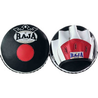 Raja Boxing RPM-1 Focus Mitts Muay Thai Boxing Black-White-Red