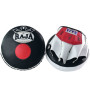 Raja Boxing RPM-1 Focus Mitts Muay Thai Boxing Black-White-Red