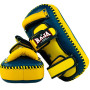 Raja Boxing RKP-S Thai Pads Muay Thai Yellow-Dark-Blue