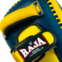 Raja Boxing RKP-S Thai Pads Muay Thai Yellow-Dark-Blue