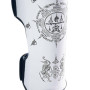 Raja Boxing "SakYan" Muay Thai Shin Guards White