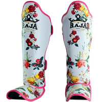 Raja Boxing "Flower" Muay Thai Shin Guards