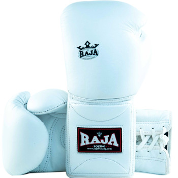 Raja "Pro Boxing" Muay Thai Boxing Gloves White