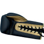 Raja Boxing "Single" Muay Thai Boxing Gloves Lace Up Black-Gold