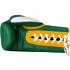 Raja Boxing "Single" Muay Thai Boxing Gloves Lace Up Green-Yellow