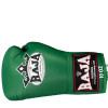 Raja Boxing "Single" Muay Thai Boxing Gloves Lace Up Green