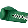 Raja Boxing "Single" Muay Thai Boxing Gloves Lace Up Green