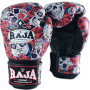 Raja Boxing Muay Thai Gloves "Rose Skull" 