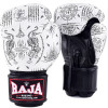Raja Boxing Muay Thai Gloves "Sakyan" White-Black