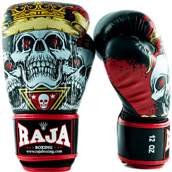 Raja Boxing Muay Thai Gloves "Scull King" 