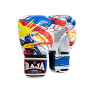 Raja Boxing Muay Thai Gloves "Paint" White