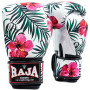 Raja Boxing Muay Thai Gloves "Shaba" White