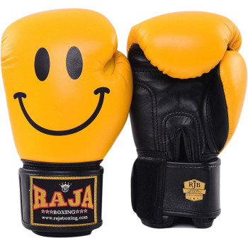 Raja Boxing Muay Thai Gloves "Smiley Face" 