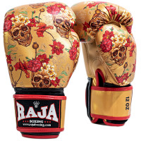 Raja Boxing Muay Thai Gloves "Golden Scull" 