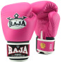 Raja Boxing Muay Thai Gloves "Single Color" Pink