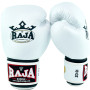 Raja Boxing Muay Thai Gloves "Single Color" White