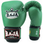 Raja Boxing Muay Thai Gloves "Single Color" Green