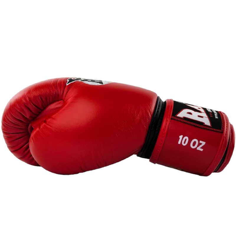 Raja Boxing Muay Thai Gloves "Single Color" Red