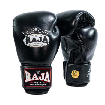 Raja Boxing Muay Thai Gloves "Single Color" Black