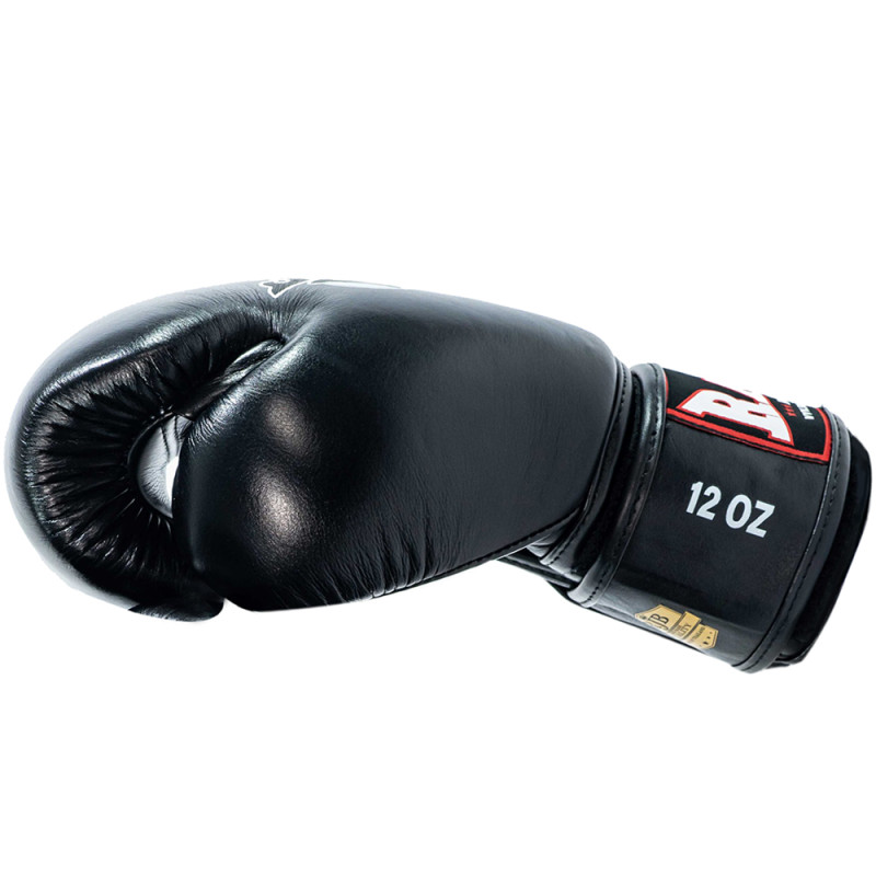 Raja Boxing Muay Thai Gloves "Single Color" Black