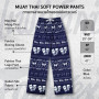 Fairtex Muay Thai Soft Power Pants Blue Free Shipping