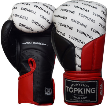 TKB Top King Boxing Gloves "Full Impact Triple Tone" Red