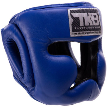TKB Top King TKHGEC-LV "Extra Coverage" Boxing Headgear Head Guard Blue