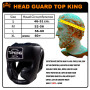 TKB Top King TKHGFC-LV "Full Coverage" Boxing Headgear Head Guard Black