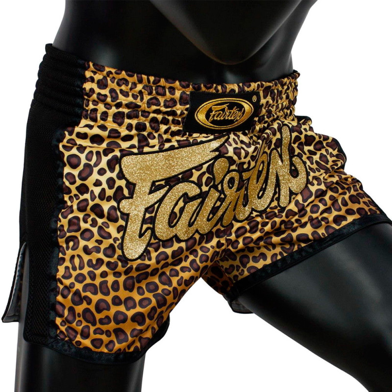 Fairtex BS1709 Muay Thai Boxing Shorts Leopard Free Shipping