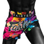 Fairtex BS1940 "Funky Soul" Black Muay Thai Boxing Shorts Free Shipping