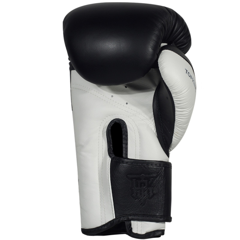 TKB TopKing Boxing Gloves "Blend-02" Black-White