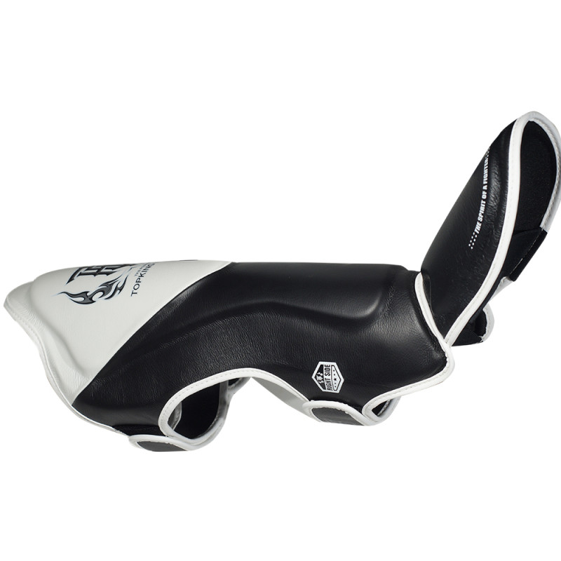 TKB TopKing "Blend-01" Shin Guards Muay Thai Boxing Black-White