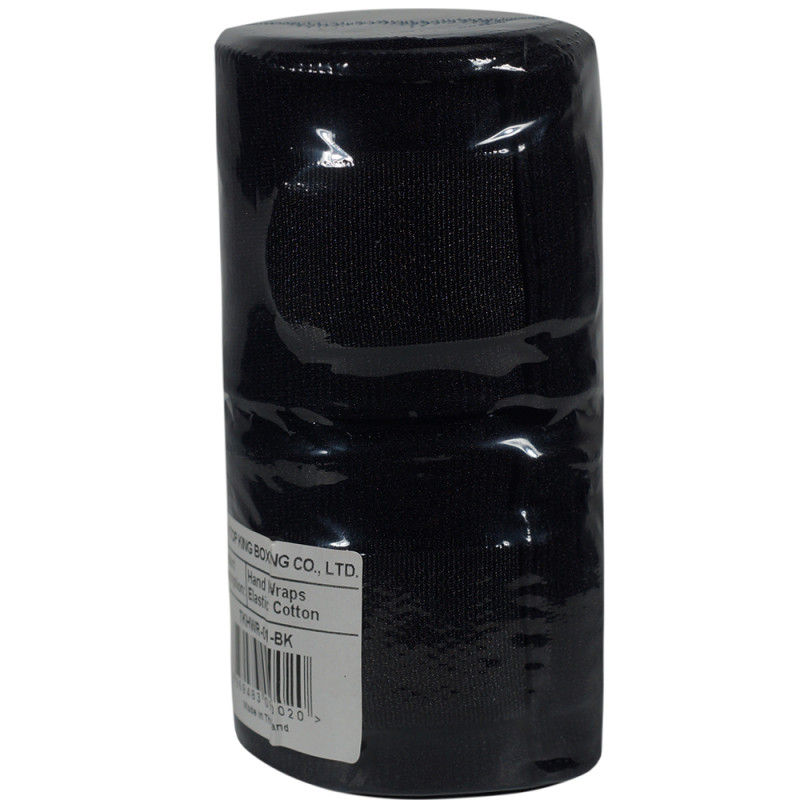 TKB TopKing Hand Wraps Muay Thai Boxing Elastic Free Shipping Black