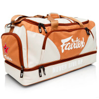 Fairtex BAG2 Gym Bag Muay Thai Boxing Khaki-Orange